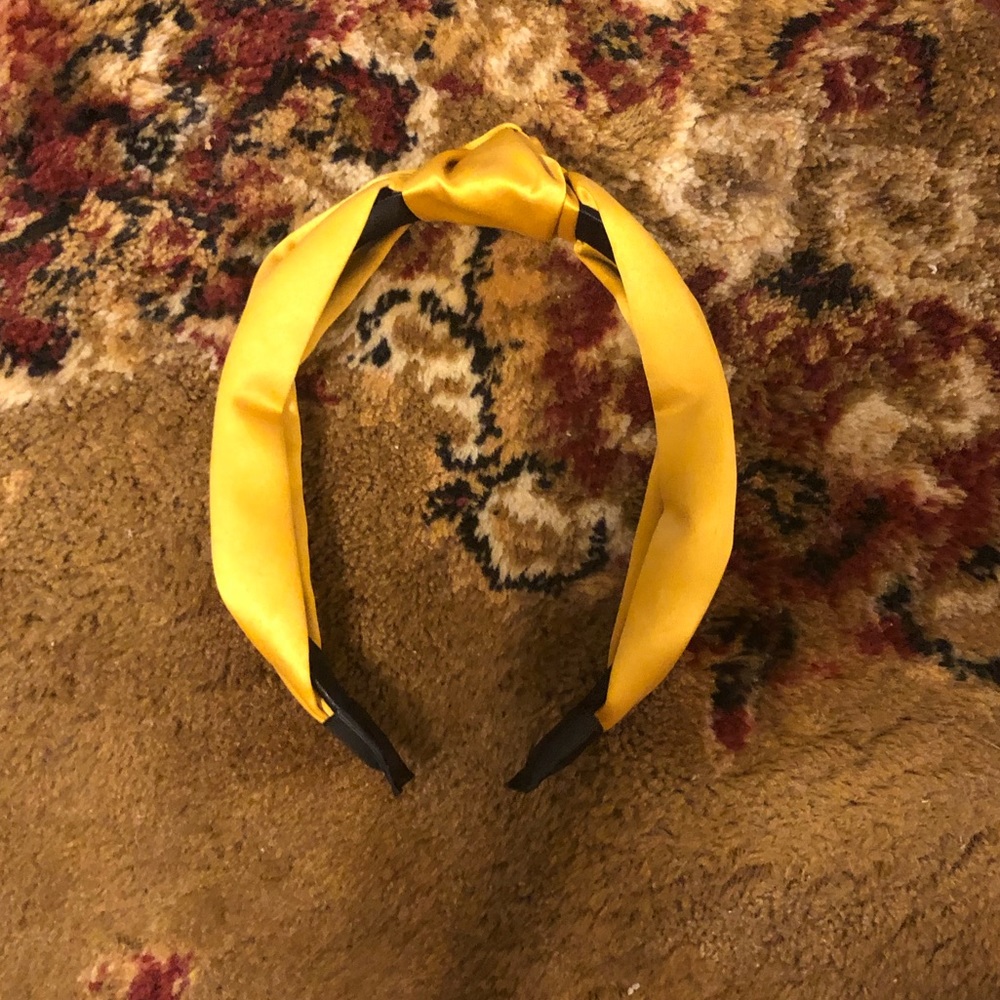 Mustard Silk Headband
